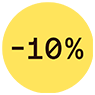 -10 % de réduction (7) dès 69 €