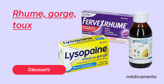 Rhume, gorge, toux (médicaments)
