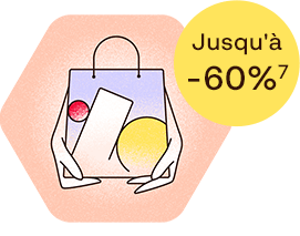 Jusqu'à -60% (7)
