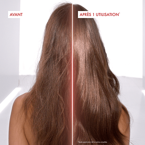 Des cheveux brillants et lisses avec Vichy Dercos